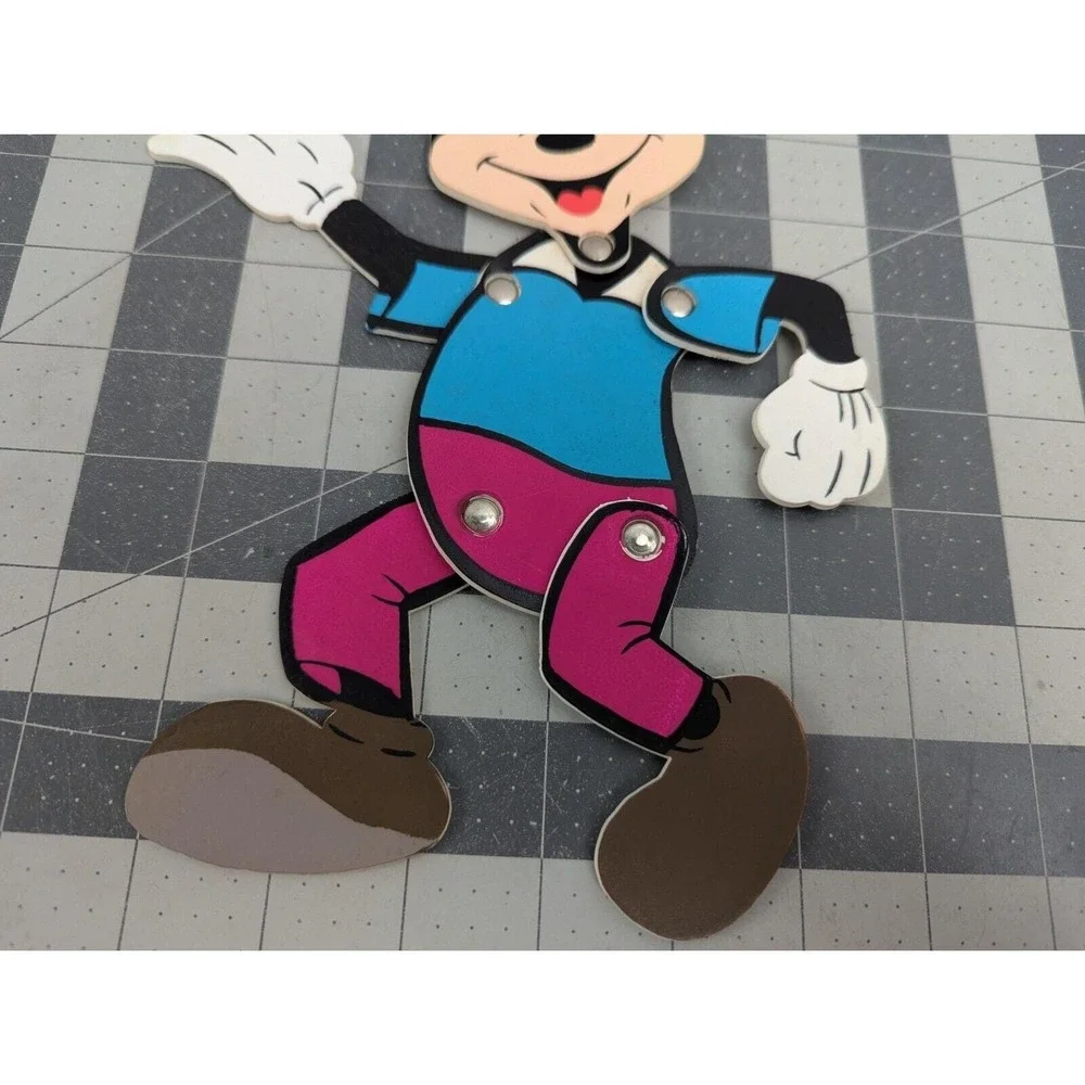 Mickey Mouse Articulated Flat‎ Figure Plastic Jointed 10 Inch Durham Industries